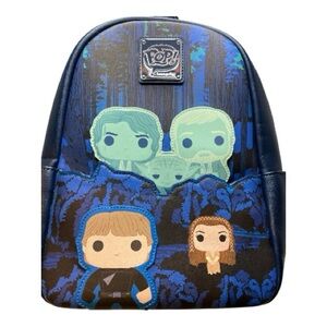 Loungefly Pop Star Wars Force Ghosts Jedi Glow In The Dark Mini Backpack